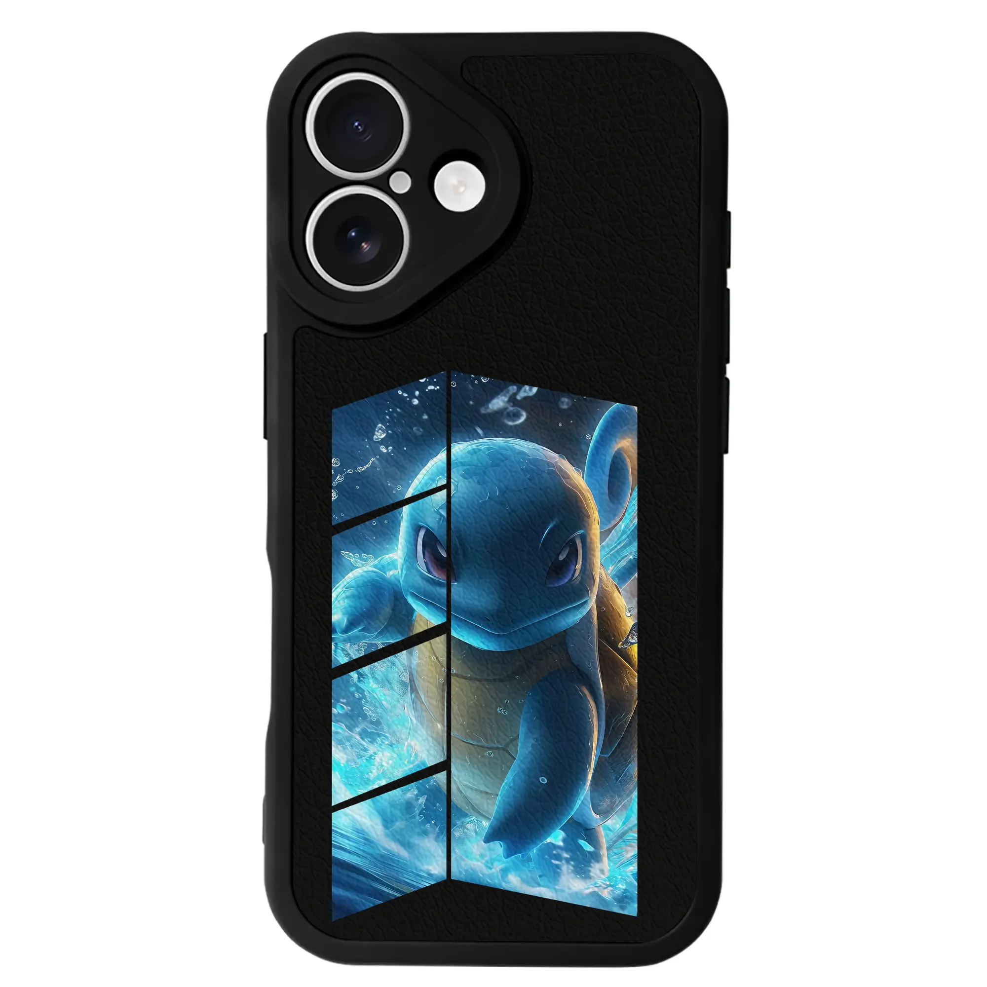 ポケモン グッズ,ゼニガメ - IPhone 16シリーズ対応 ・ シリコンスマホケース ・ レザー調 ・ 高精度フィット ・ 耐衝撃 ・ ワイヤレス充電対応 ・ 精密カット